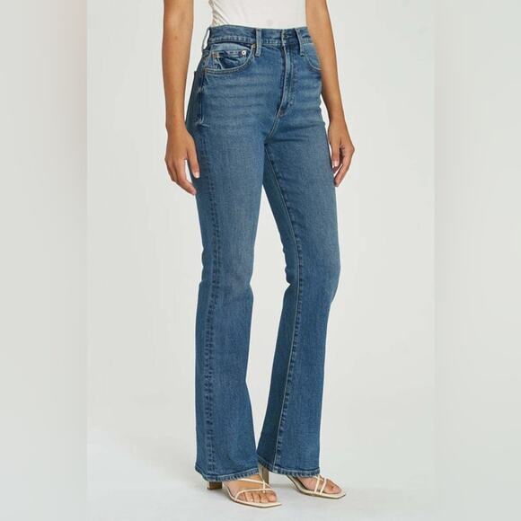 Pistola Dana High Rise Classic Flare Boot Cut Jeans in Hyde Wash 31 Stretchy - Picture 1 of 8